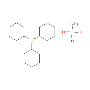 Sulfonium, tricyclohexyl-, methanesulfonate
