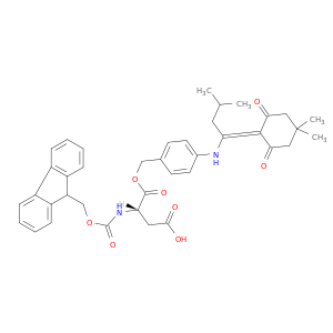 N-[芴甲氧羰基]-L-天冬氨酸 1-[[4-[[1-(4,4-二甲基-2,6-二氧代环己基亚基)-3-甲基丁基]氨基]苯基]甲基]酯