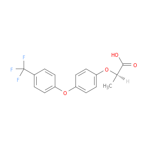 Propanoic acid, 2-[4-[4-(trifluoromethyl)phenoxy]phenoxy]-, (R)-