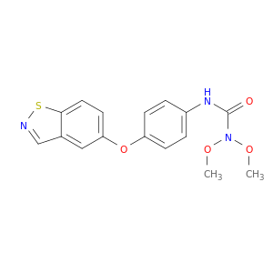 Urea, N'-[4-(1,2-benzisothiazol-5-yloxy)phenyl]-N,N-dimethoxy-