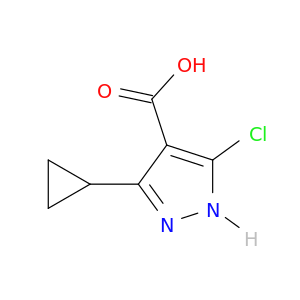 5-Chloro-3-cyclopropyl-1H-pyrazole-4-carboxylic Acid