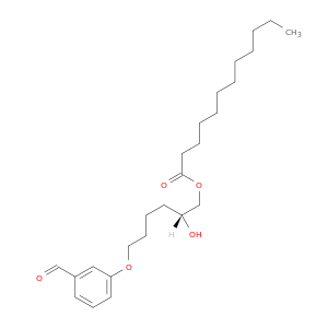 Dodecanoic acid, (2R)-6-(3-formylphenoxy)-2-hydroxyhexyl ester