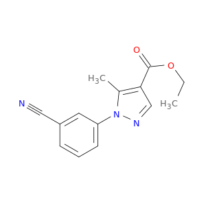 1-(3-氰基苯基)-5-甲基-1H-吡唑-4-羧酸乙酯
