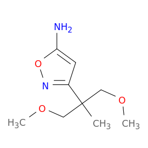 5-Isoxazolamine, 3-[2-methoxy-1-(methoxymethyl)-1-methylethyl]-