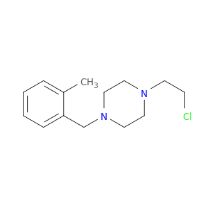 Piperazine, 1-(2-chloroethyl)-4-[(2-methylphenyl)methyl]-