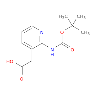 2-(2-{[(tert-butoxy)carbonyl]amino}pyridin-3-yl)acetic acid