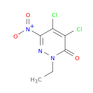 3(2H)-Pyridazinone, 4,5-dichloro-2-ethyl-6-nitro-