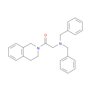 Isoquinoline, 2-[[bis(phenylmethyl)amino]acetyl]-1,2,3,4-tetrahydro-
