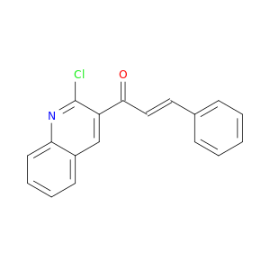 2-Propen-1-one, 1-(2-chloro-3-quinolinyl)-3-phenyl-, (E)-