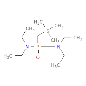 Phosphonic diamide, N,N,N',N'-tetraethyl-P-[(trimethylsilyl)methyl]-