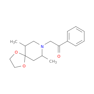 Ethanone, 2-(6,9-dimethyl-1,4-dioxa-8-azaspiro[4.5]dec-8-yl)-1-phenyl-