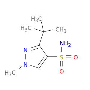 3-(tert-butyl)-1-methyl-1H-pyrazole-4-sulfonamide