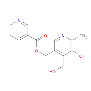 [5-羟基-4-(羟甲基)-6-甲基-3-吡啶基]甲基3-吡啶羧酸甲酯