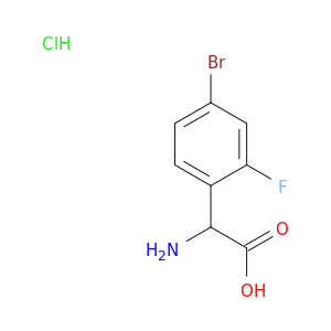 2-氨基-2-(2-氟-4-溴苯基)乙酸盐酸盐