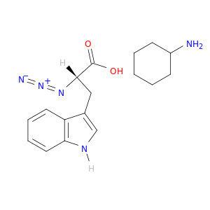 (S)-2-叠氮-3-(3-吲哚基)丙酸 环己铵盐