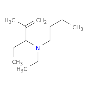 1-Penten-3-amine, N-butyl-N-ethyl-2-methyl-