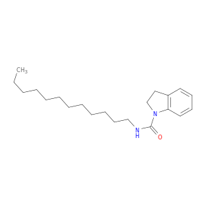 1H-Indole-1-carboxamide, N-dodecyl-2,3-dihydro-