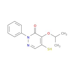 3(2H)-Pyridazinone, 5-mercapto-4-(1-methylethoxy)-2-phenyl-