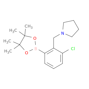 吡咯烷,1-[[2-氯-6-(4,4,5,5-四甲基-1,3,2-二氧化物-2-基)苯基]-