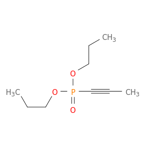 Phosphonic acid, 1-propynyl-, dipropyl ester