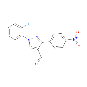 1-(2-Fluorophenyl)-3-(4-nitrophenyl)-1H-pyrazole-4-carbaldehyde