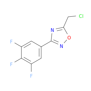 5-(chloromethyl)-3-(3,4,5-trifluorophenyl)-1,2,4-oxadiazole
