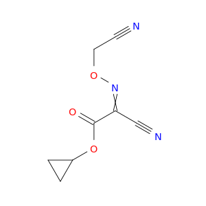 Acetic acid, cyano[(cyanomethoxy)imino]-, cyclopropyl ester