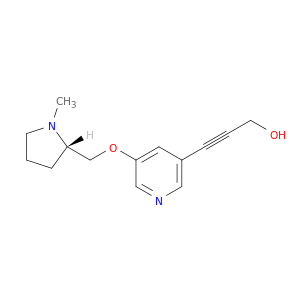 2-Propyn-1-ol, 3-[5-[[(2S)-1-methyl-2-pyrrolidinyl]methoxy]-3-pyridinyl]-