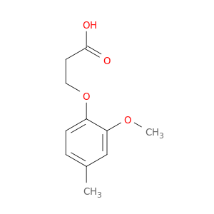 3-(2-Methoxy-4-methylphenoxy)propanoic Acid
