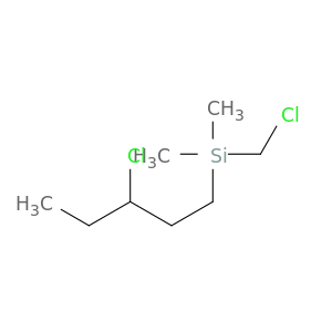 (chloromethyl)(3-chloropentyl)dimethylsilane