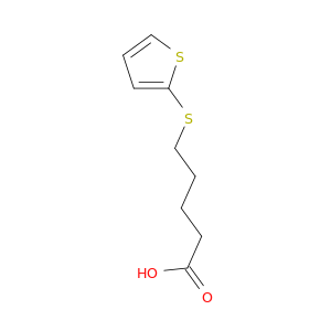 Pentanoic acid, 5-(2-thienylthio)-