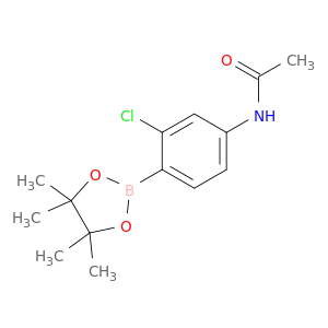 N-[3-氯-4-(4,4,5,5-四甲基-1,3,2-二氧化物-2-基)苯基]乙酰胺