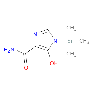 5-HYDROXY-1-(TRIMETHYLSILYL)-1H-IMIDAZOLE-4-CARBOXAMIDE