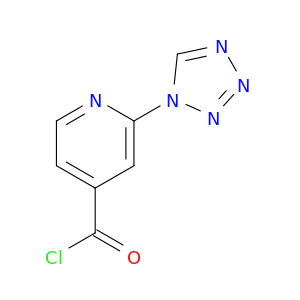 4-Pyridinecarbonyl chloride, 2-(1H-tetrazol-1-yl)- (9CI)