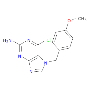 7H-Purin-2-amine, 6-chloro-7-[(4-methoxyphenyl)methyl]-