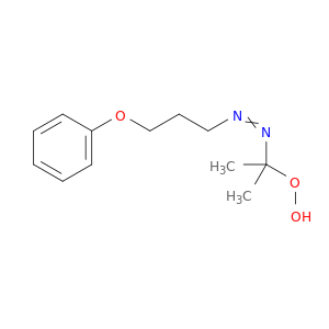 Hydroperoxide, 1-methyl-1-[(3-phenoxypropyl)azo]ethyl