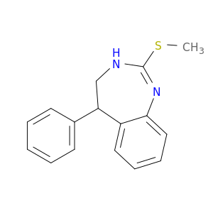 3H-1,3-Benzodiazepine, 4,5-dihydro-2-(methylthio)-5-phenyl-