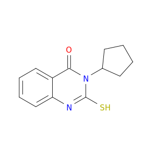 4(1H)-Quinazolinone, 3-cyclopentyl-2,3-dihydro-2-thioxo-