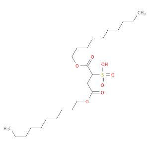 butanedioic acid, 2-sulfo-, 1,4-didecyl ester