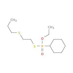 Phosphonothioic acid, cyclohexyl-, O-ethyl S-[2-(propylthio)ethyl] ester