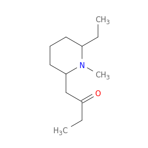 2-Butanone, 1-(6-ethyl-1-methyl-2-piperidinyl)-