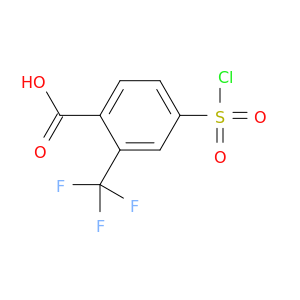 4-(chlorosulfonyl)-2-(trifluoromethyl)benzoic acid