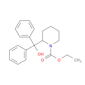 ETHYL 2-(HYDROXY-DIPHENYL-METHYL)PIPERIDINE-1-CARBOXYLATE