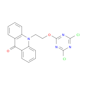 9(10H)-Acridinone, 10-[2-[(4,6-dichloro-1,3,5-triazin-2-yl)oxy]ethyl]-