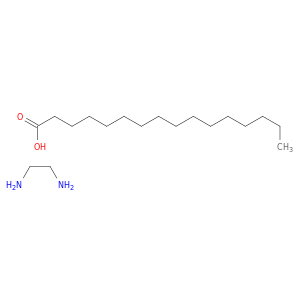 十六烷酸,COMPD。用1,2-乙基二胺(1：1)