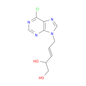 3-Pentene-1,2-diol, 5-(6-chloro-9H-purin-9-yl)-, (3E)-