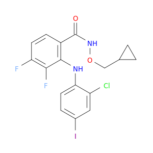 2-[(2-氯-4-碘苯基)氨基]-N-(环丙基甲氧基)-3,4-二氟-苯甲酰胺