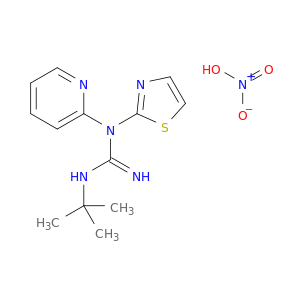 N-(1,1-DIMETHYLETHYL)-N'-PYRIDIN-2-YL-N'-THIAZOL-2-YLGUANIDINE NITRATE