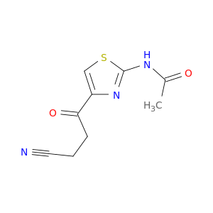 Acetamide, N-[4-(3-cyano-1-oxopropyl)-2-thiazolyl]-
