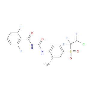 Benzamide,N-[[[4-[(2-chloro-1,1,2-trifluoroethyl)sulfonyl]-2-methylphenyl]amino]carbonyl]-2,6-difluoro-